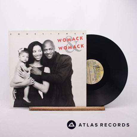 Womack & Womack Conscience LP Vinyl Record - Front Cover & Record