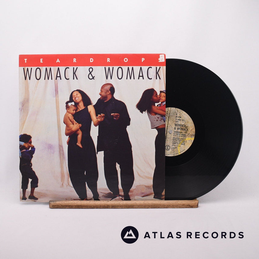 Womack & Womack Teardrops 12" Vinyl Record - Front Cover & Record