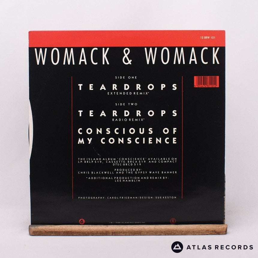 Womack & Womack - Teardrops - 12" Vinyl Record - VG+/VG+