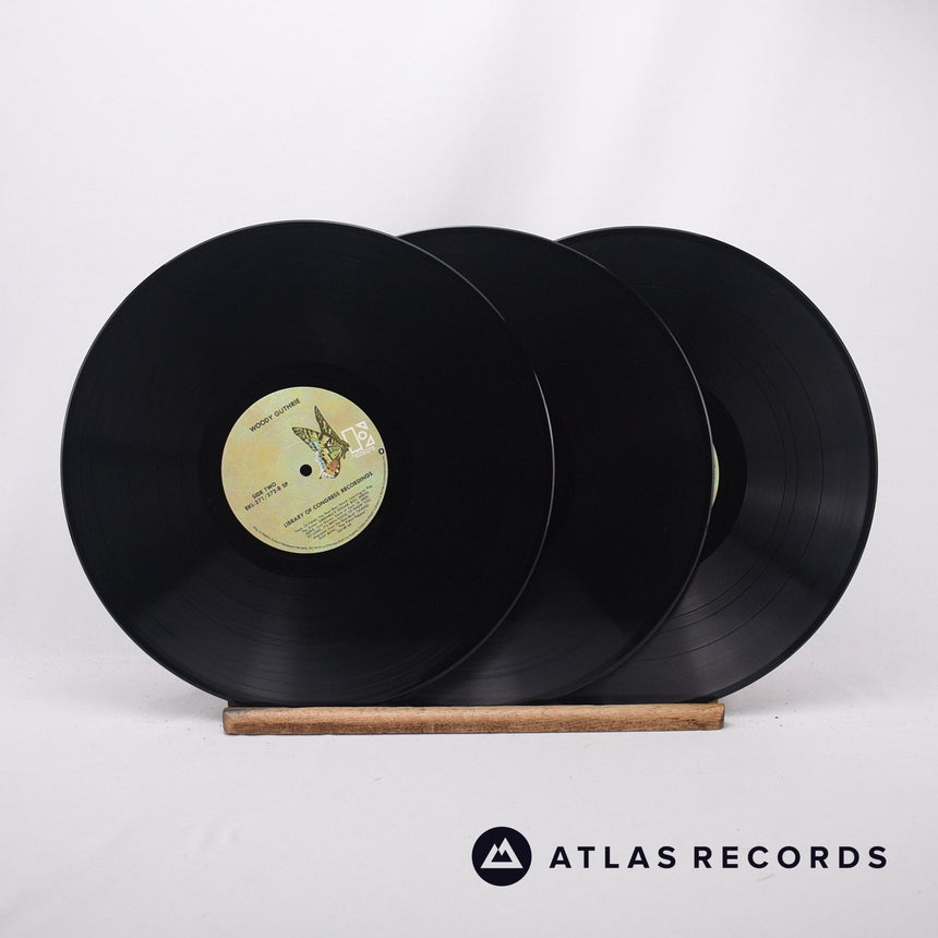 Woody Guthrie - Library Of Congress Recordings - 3 x LP Vinyl Record - VG+/VG+