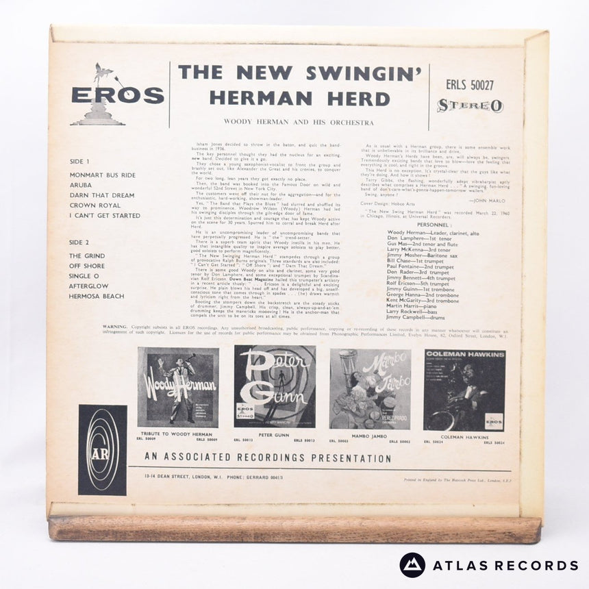 Woody Herman - The New Swingin' Herman Herd - LP Vinyl Record - EX/VG+