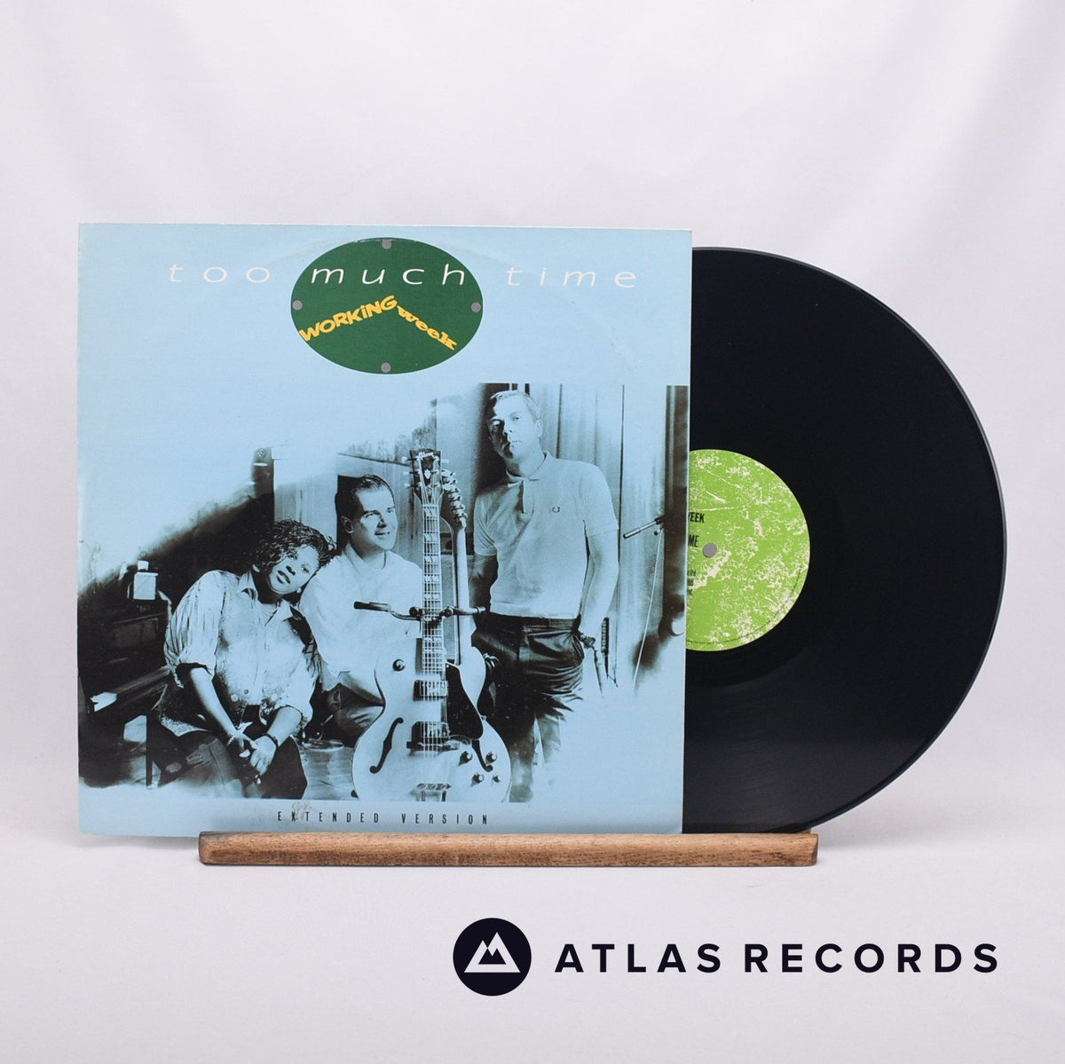 Working Week Too Much Time 12" Vinyl Record - Front Cover & Record