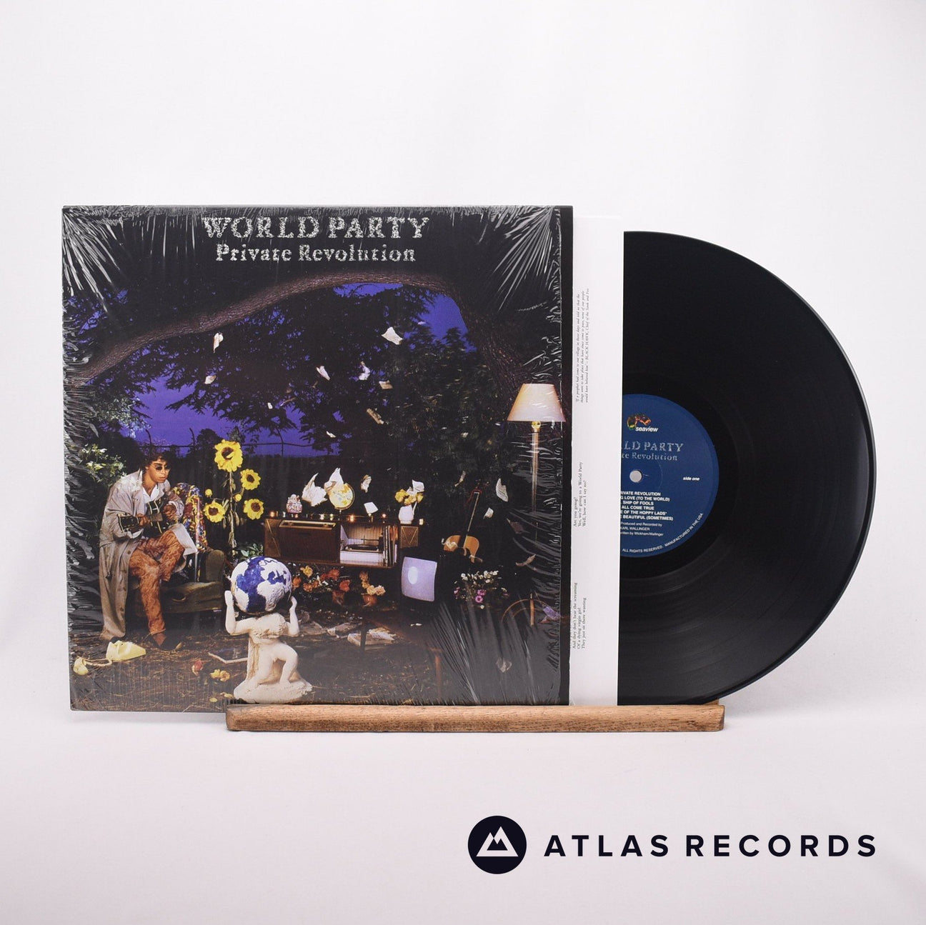 World Party Private Revolution LP Vinyl Record - Front Cover & Record