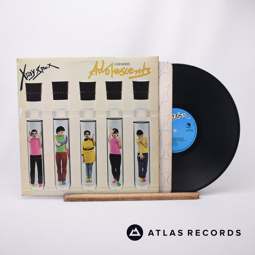 X-Ray Spex Germfree Adolescents LP Vinyl Record - Front Cover & Record