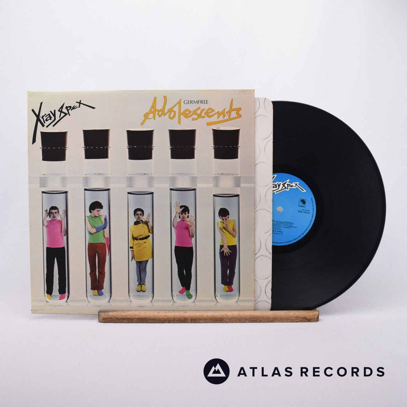 X-Ray Spex Germfree Adolescents LP Vinyl Record - Front Cover & Record