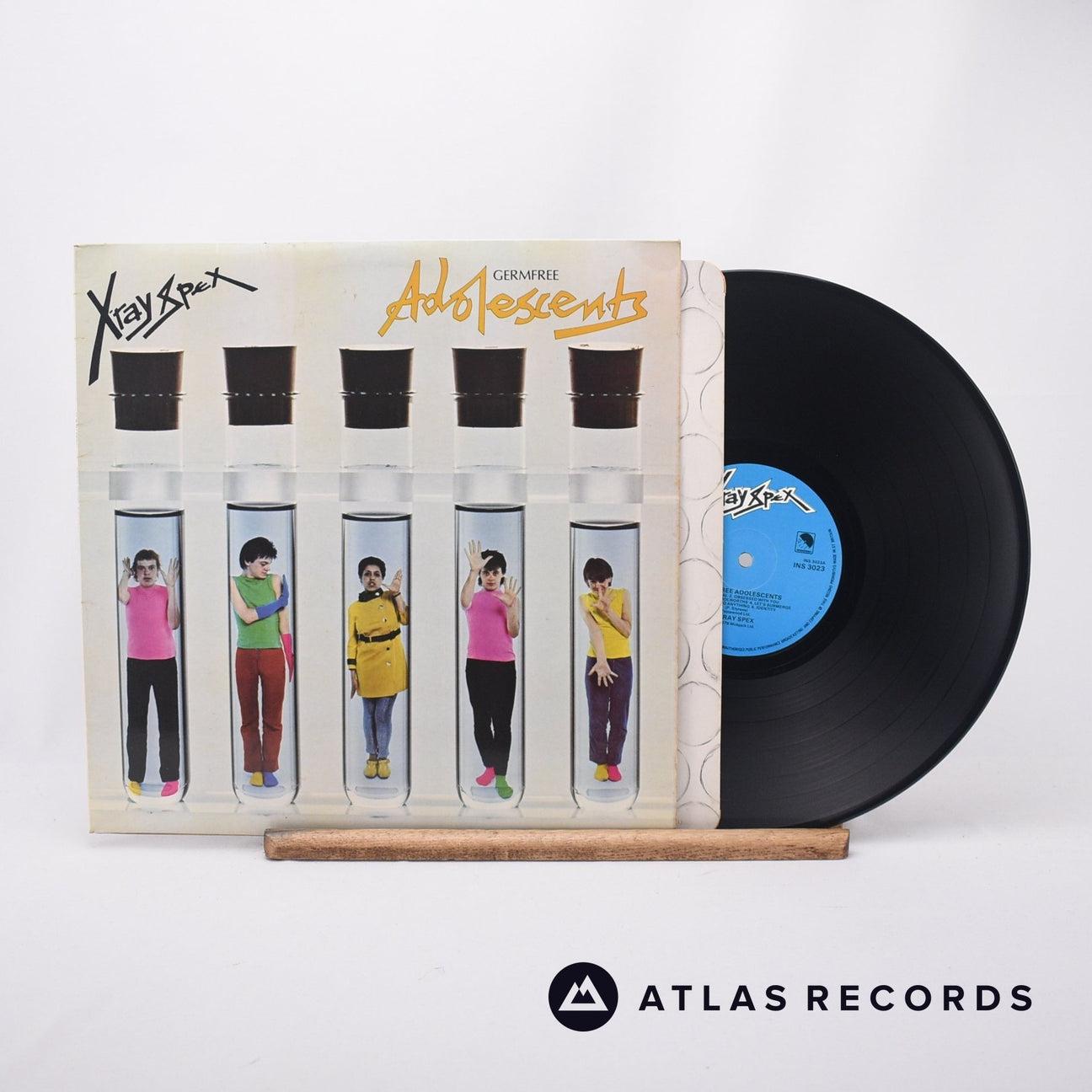 X-Ray Spex Germfree Adolescents LP Vinyl Record - Front Cover & Record