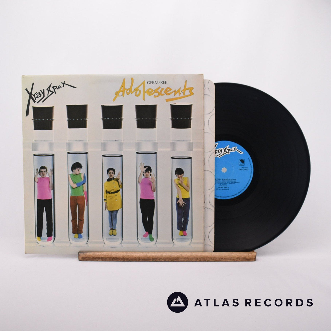 X-Ray Spex Germfree Adolescents LP Vinyl Record - Front Cover & Record