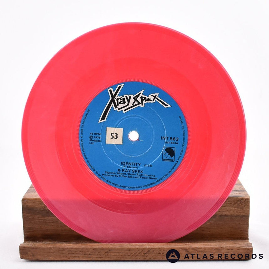 X-Ray Spex - Identity - Pink 7" Vinyl Record - VG+/EX