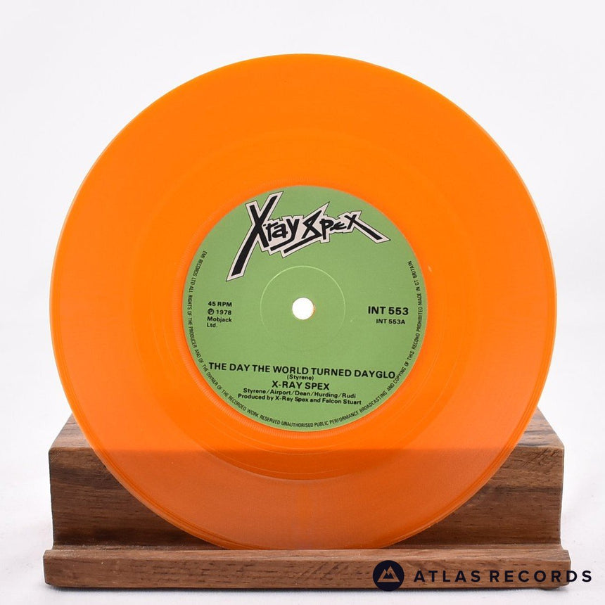X-Ray Spex - The Day The World Turned Day-glo - Orange 7" Vinyl Record - EX/EX