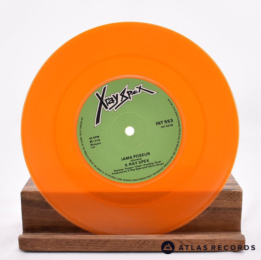 X-Ray Spex - The Day The World Turned Day-glo - Orange 7" Vinyl Record - EX/EX