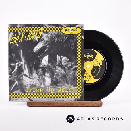 X-Rays Grown Up Drunk 7" Vinyl Record - Front Cover & Record