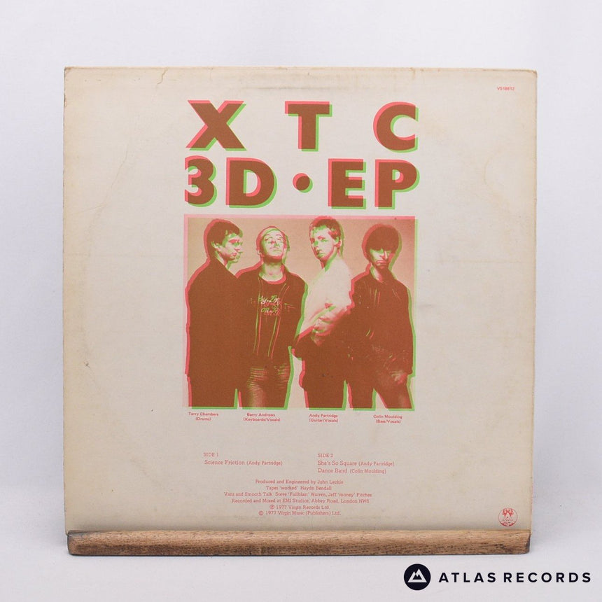 XTC - 3D • EP - A-1 B-1 12" Vinyl Record - VG+/VG+