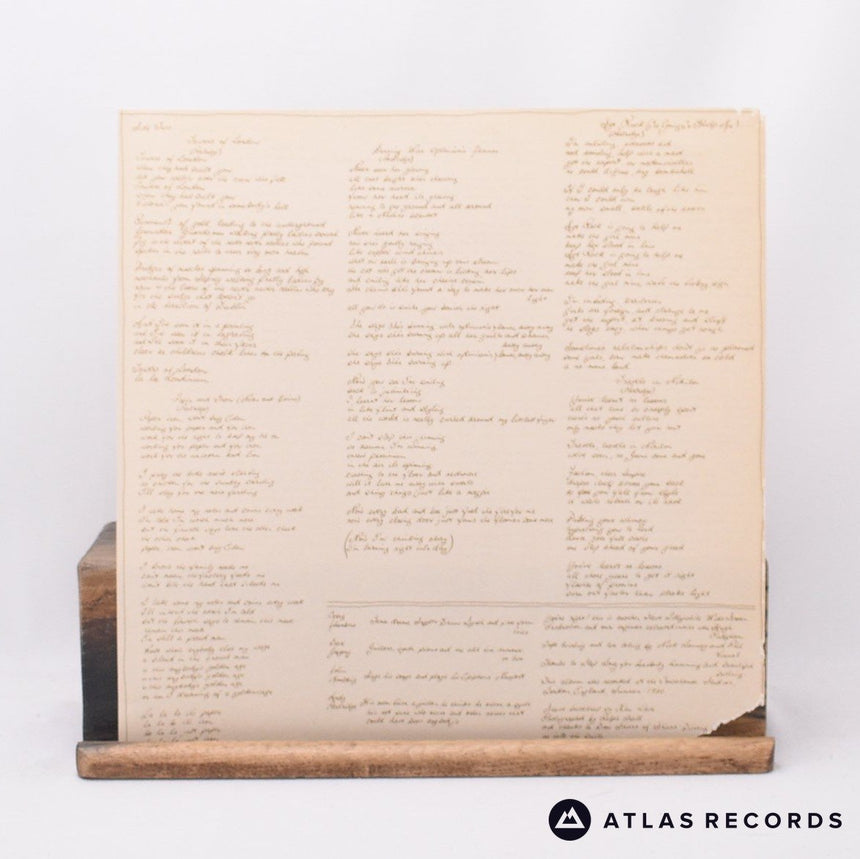 XTC - Black Sea - Lyric Sheet Townhouse A2 B2 LP Vinyl Record - EX/EX