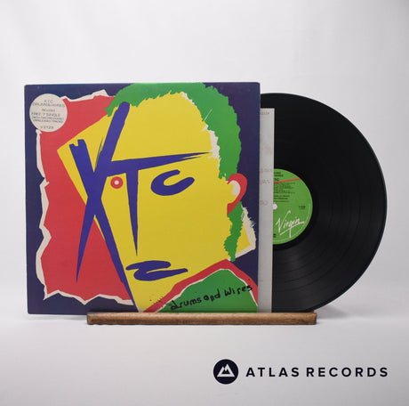 XTC Drums And Wires LP Vinyl Record - Front Cover & Record