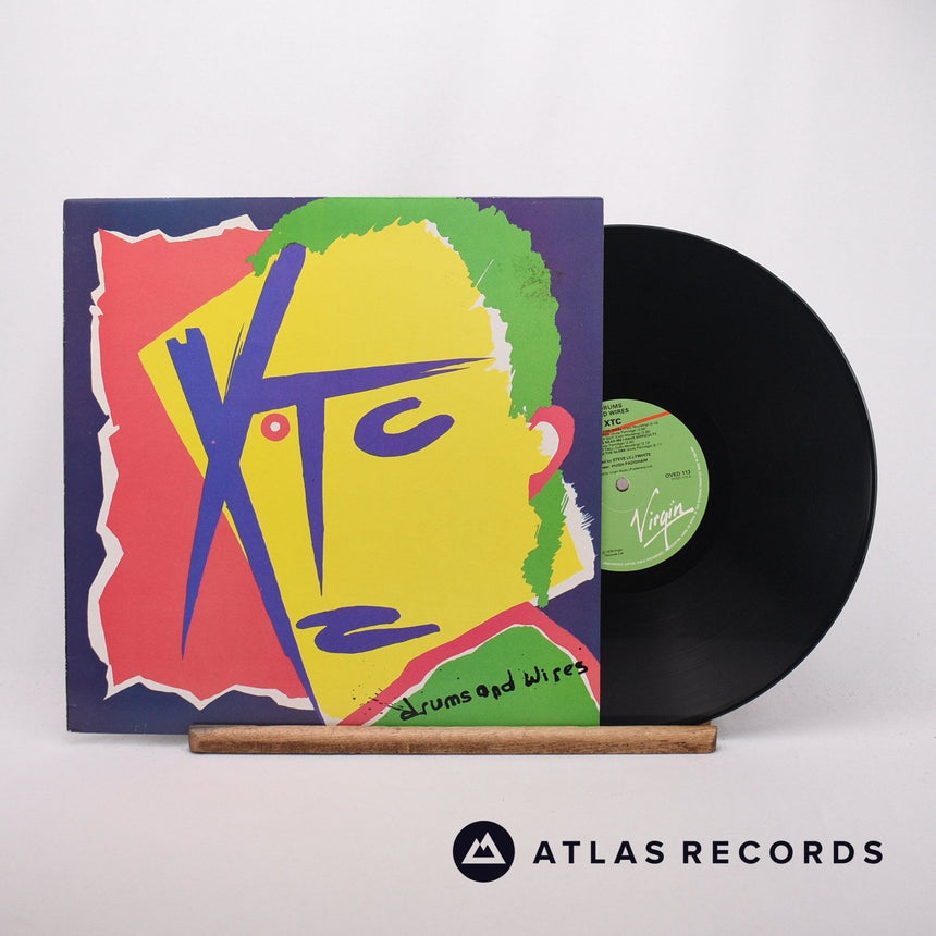 XTC Drums And Wires LP Vinyl Record - Front Cover & Record