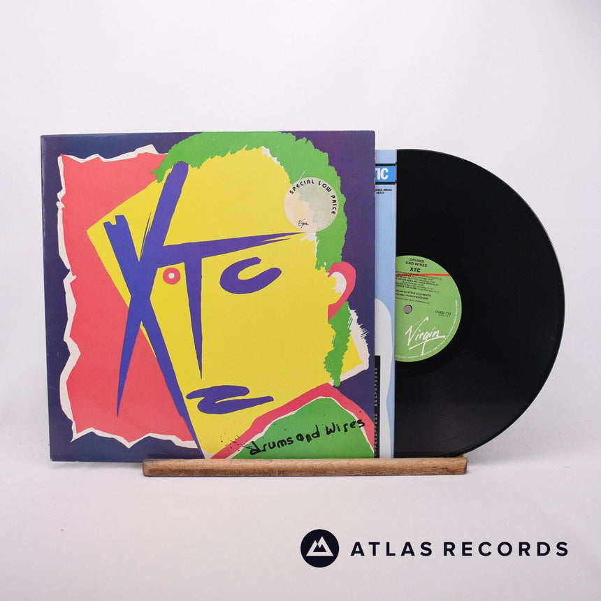 XTC Drums And Wires LP Vinyl Record - Front Cover & Record