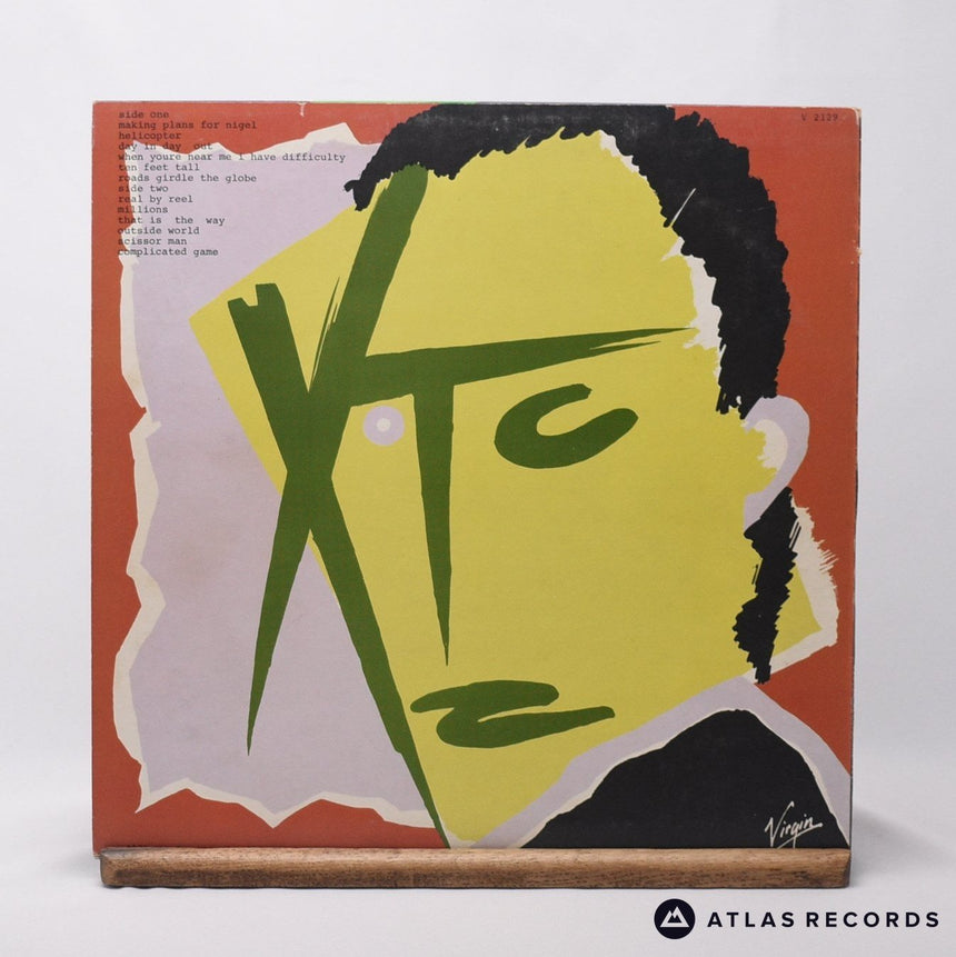 XTC - Drums And Wires - Lyric Sheet A B1 LP Vinyl Record - VG+/VG+