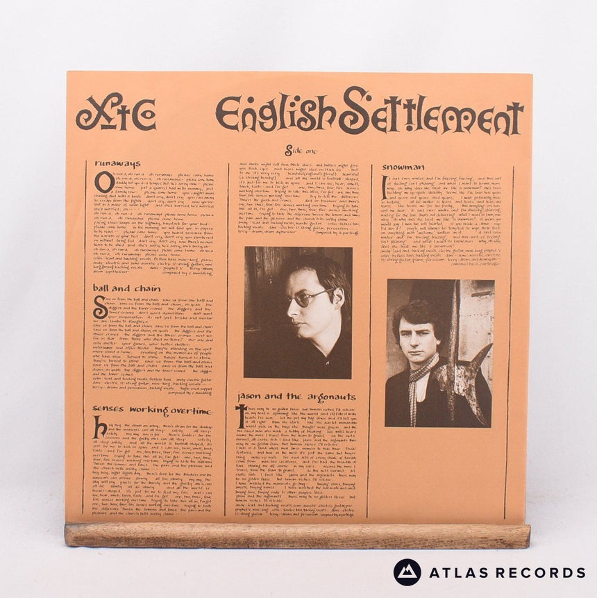 XTC - English Settlement - Textured Sleeve A-1 B-1 LP Vinyl Record - VG+/VG+