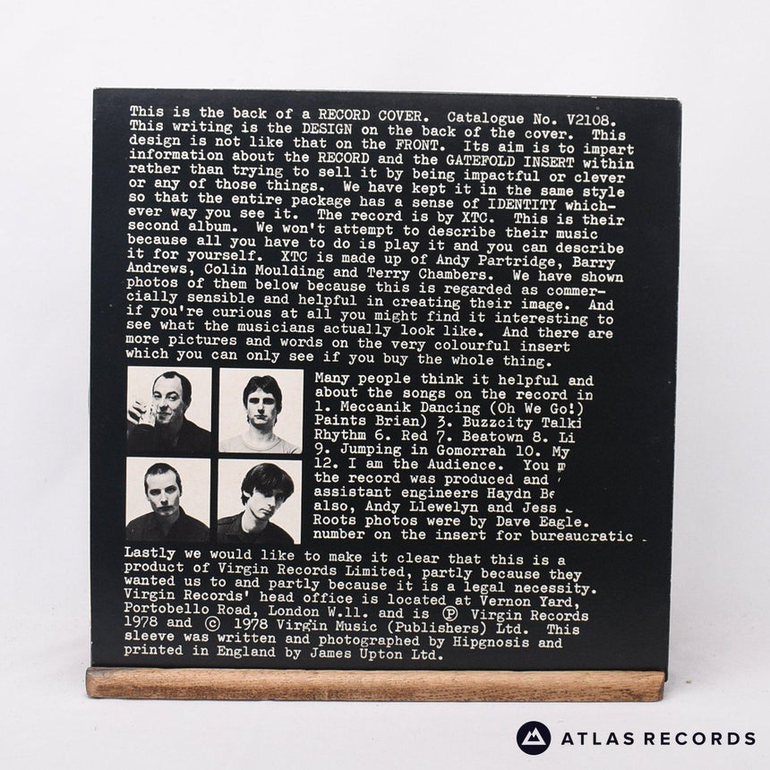 XTC - Go 2 - Insert A3 B3 LP Vinyl Record - VG+/EX