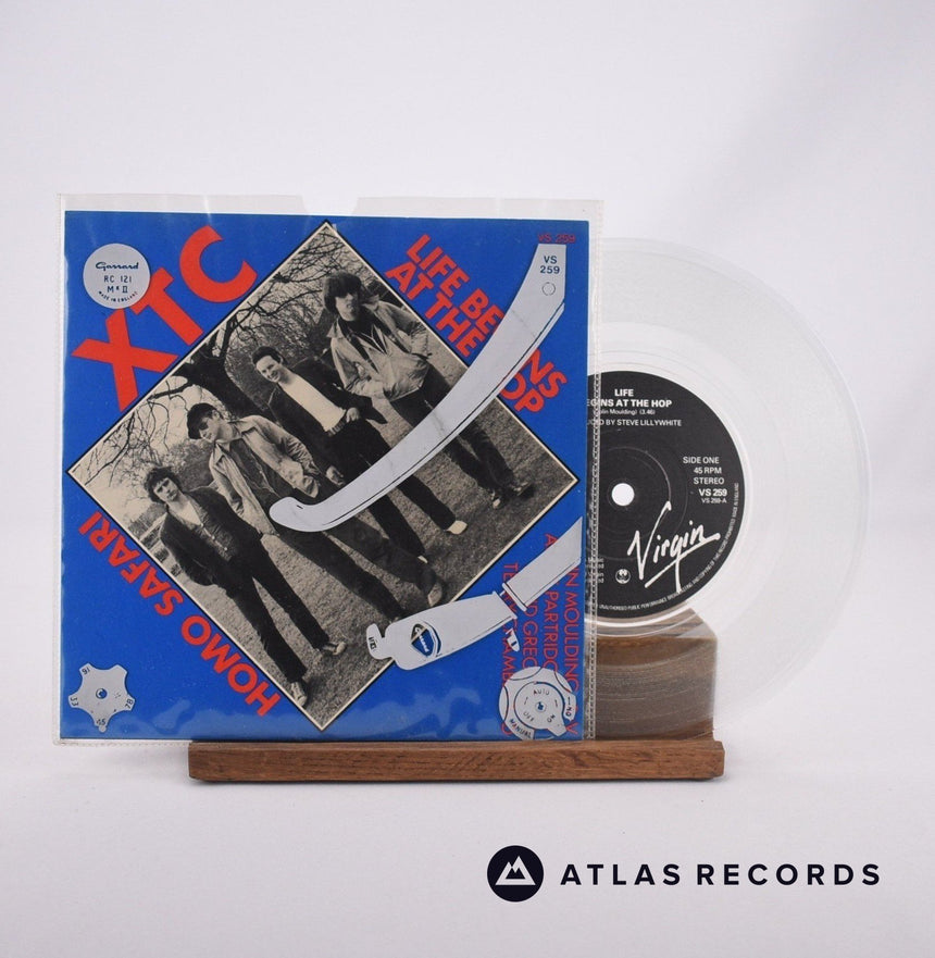 XTC Life Begins At The Hop 7" Vinyl Record - Front Cover & Record