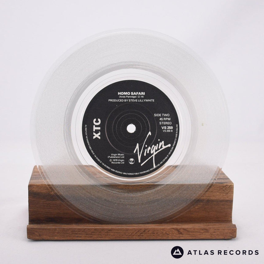 XTC - Life Begins At The Hop - Clear Fold-Out Sleeve 7" Vinyl Record - EX/EX