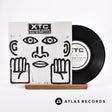 XTC Senses Working Overtime 7" Vinyl Record - Front Cover & Record
