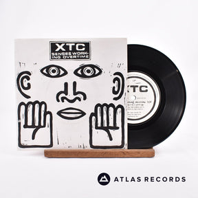 XTC Senses Working Overtime 7" Vinyl Record - Front Cover & Record