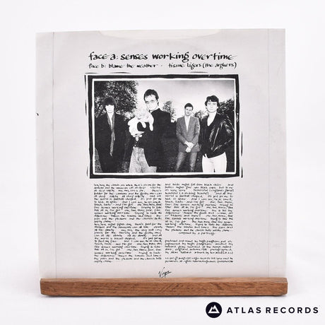 XTC - Senses Working Overtime - 7" EP Vinyl Record - EX/EX