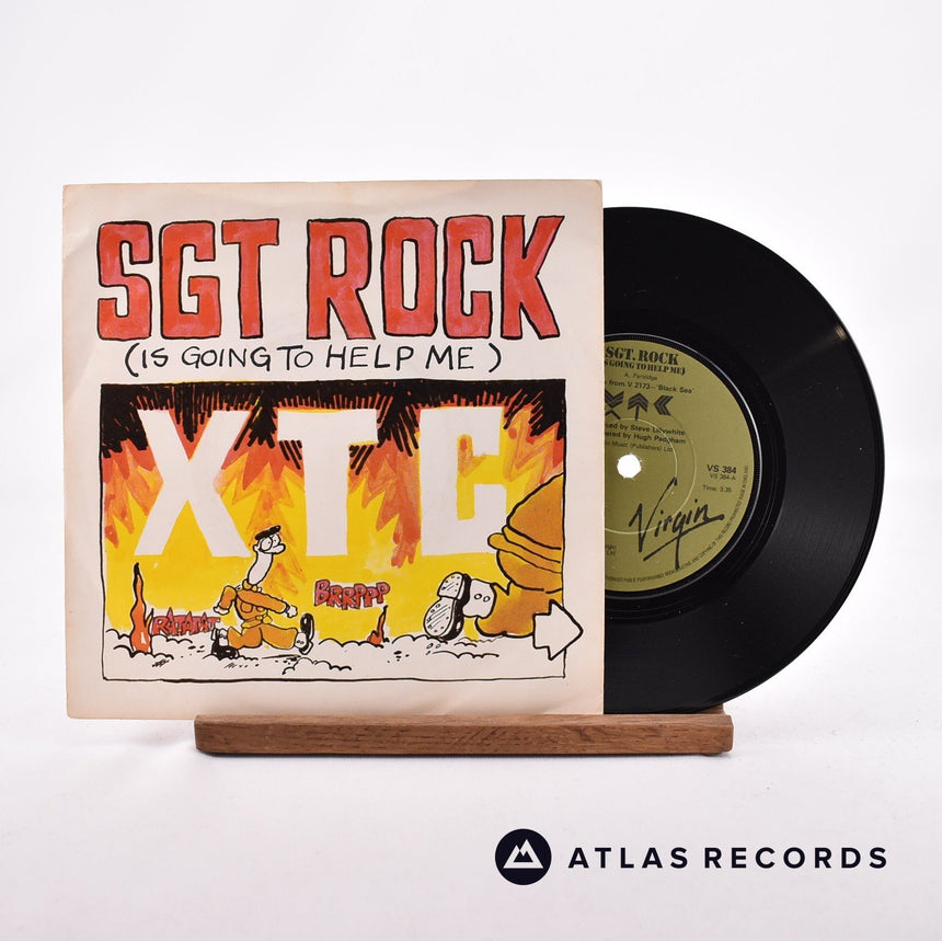 XTC Sgt. Rock 7" Vinyl Record - Front Cover & Record