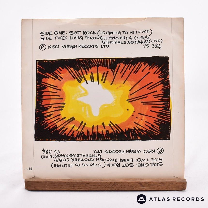 XTC - Sgt. Rock - 7" Vinyl Record - EX/EX