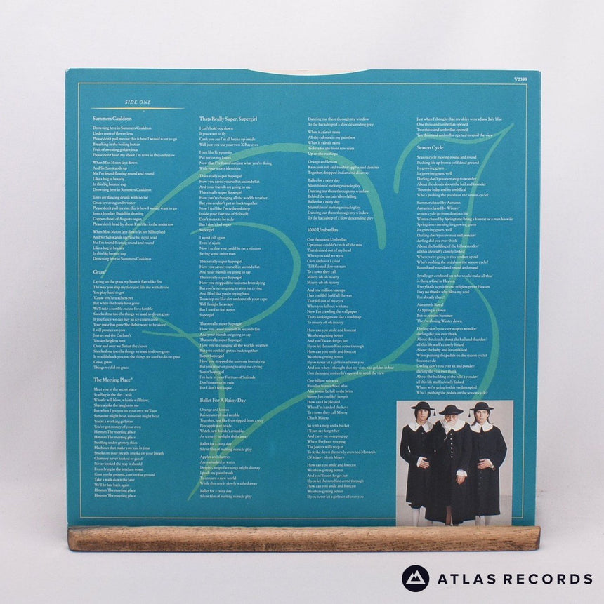 XTC - Skylarking - Lyric Sheet A-3 B-3 LP Vinyl Record - EX/EX