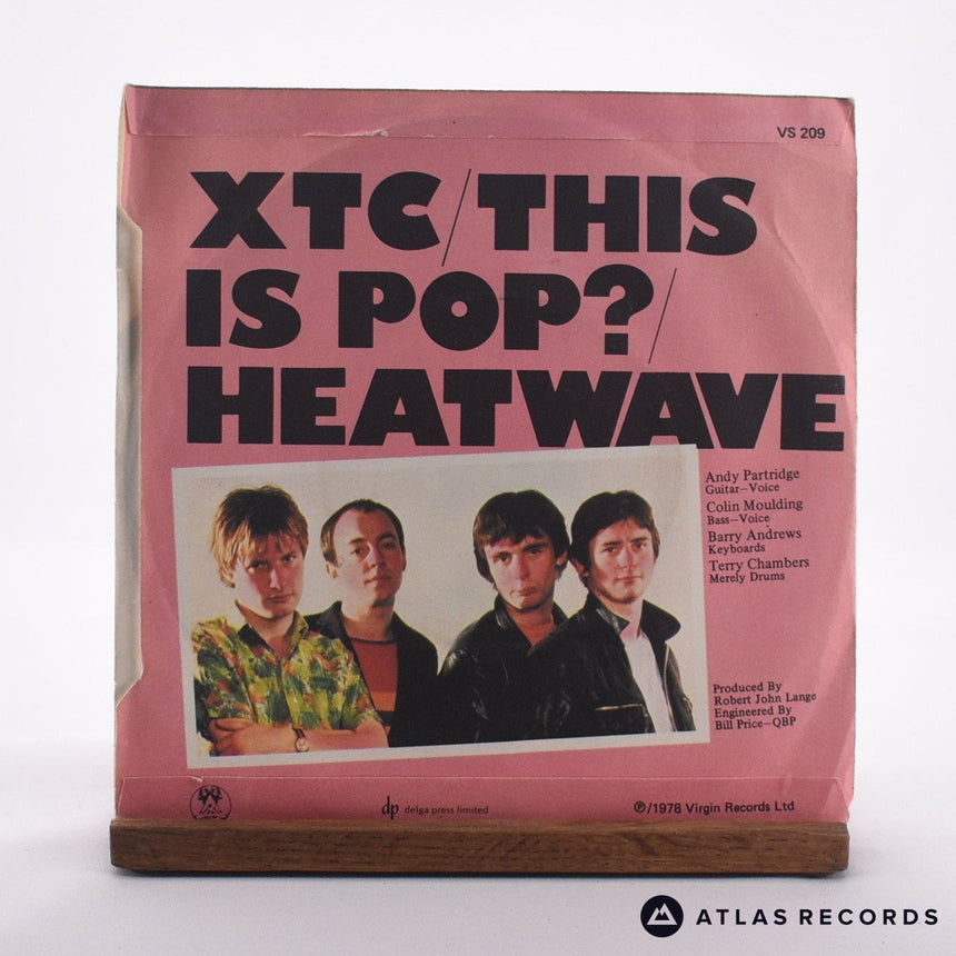 XTC - This Is Pop? - 7" Vinyl Record - VG+/VG+