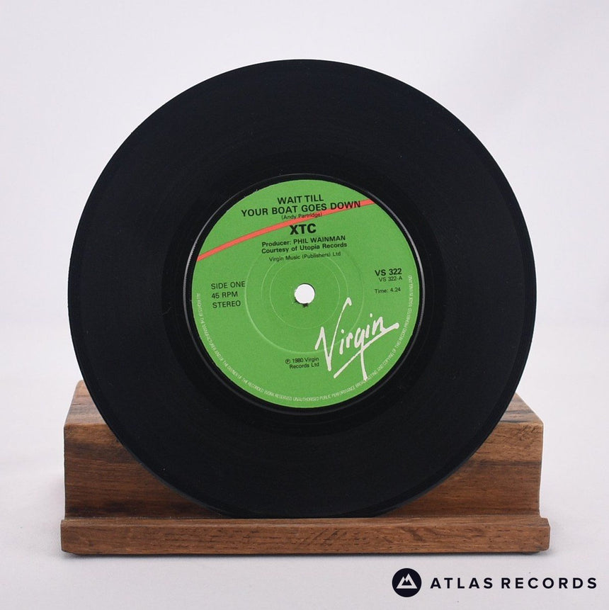 XTC - Wait Till Your Boat Goes Down - 7" Vinyl Record - VG+/EX