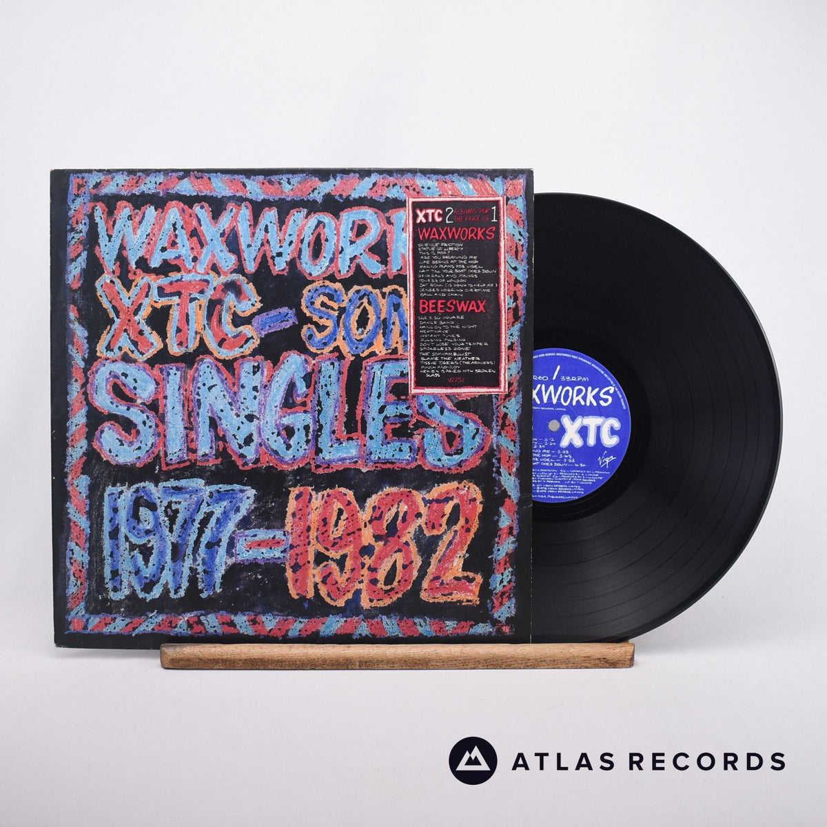 XTC Waxworks: Some Singles 1977-1982 LP Vinyl Record - Front Cover & Record