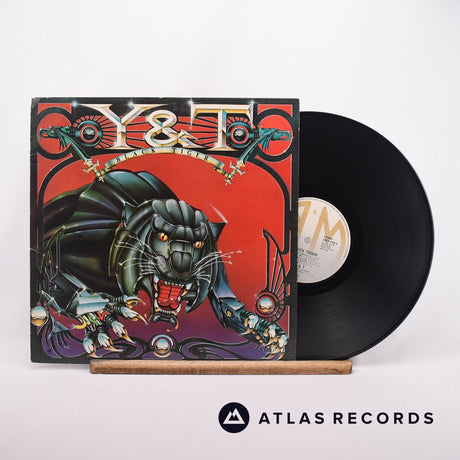 Y & T Black Tiger LP Vinyl Record - Front Cover & Record