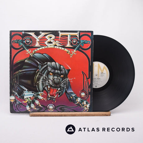 Y & T Black Tiger LP Vinyl Record - Front Cover & Record