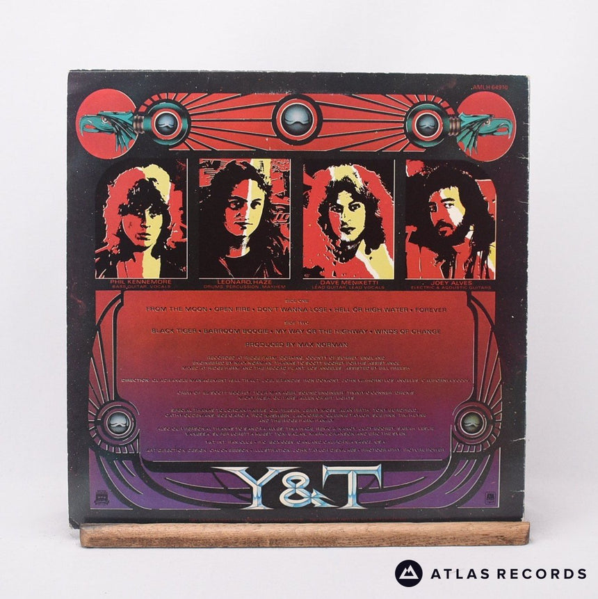 Y & T - Black Tiger - LP Vinyl Record - VG+/VG+