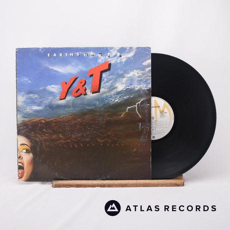 Y & T Earthshaker LP Vinyl Record - Front Cover & Record