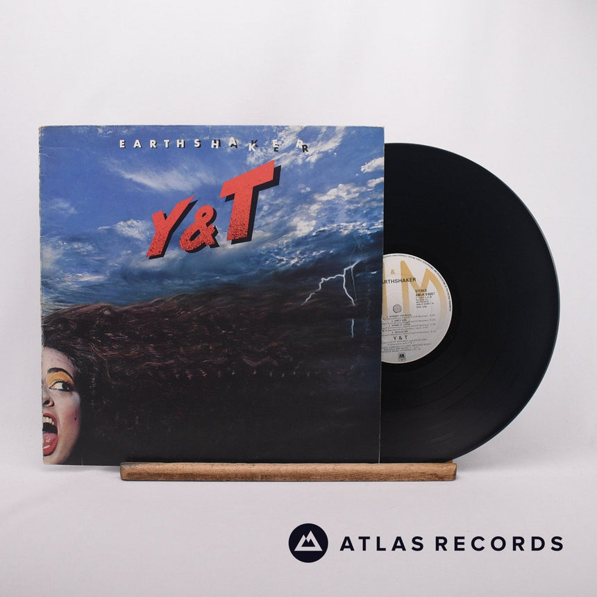 Y & T Earthshaker LP Vinyl Record - Front Cover & Record