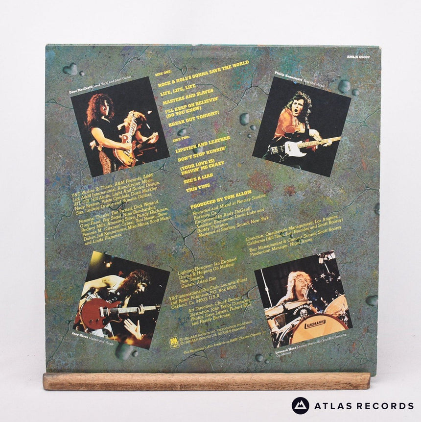 Y & T - In Rock We Trust - LP Vinyl Record - EX/EX