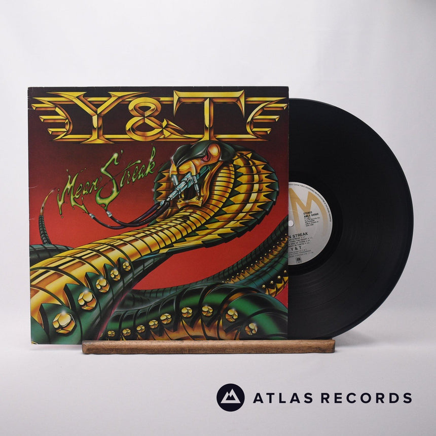 Y & T Mean Streak LP Vinyl Record - Front Cover & Record