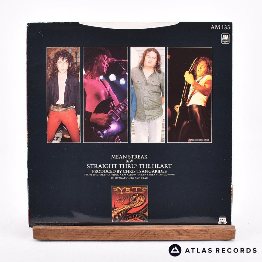 Y & T - Mean Streak - 7" Vinyl Record - VG+/VG+