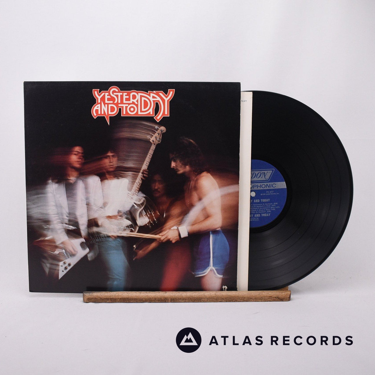 Y & T Yesterday And Today LP Vinyl Record - Front Cover & Record