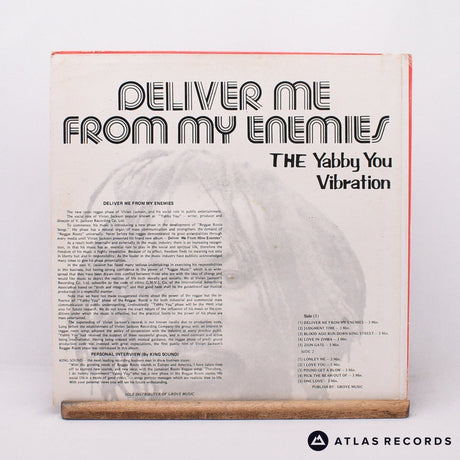 Yabby You - Deliver Me From My Enemies - Jamaica A B LP Vinyl Record - VG+/EX