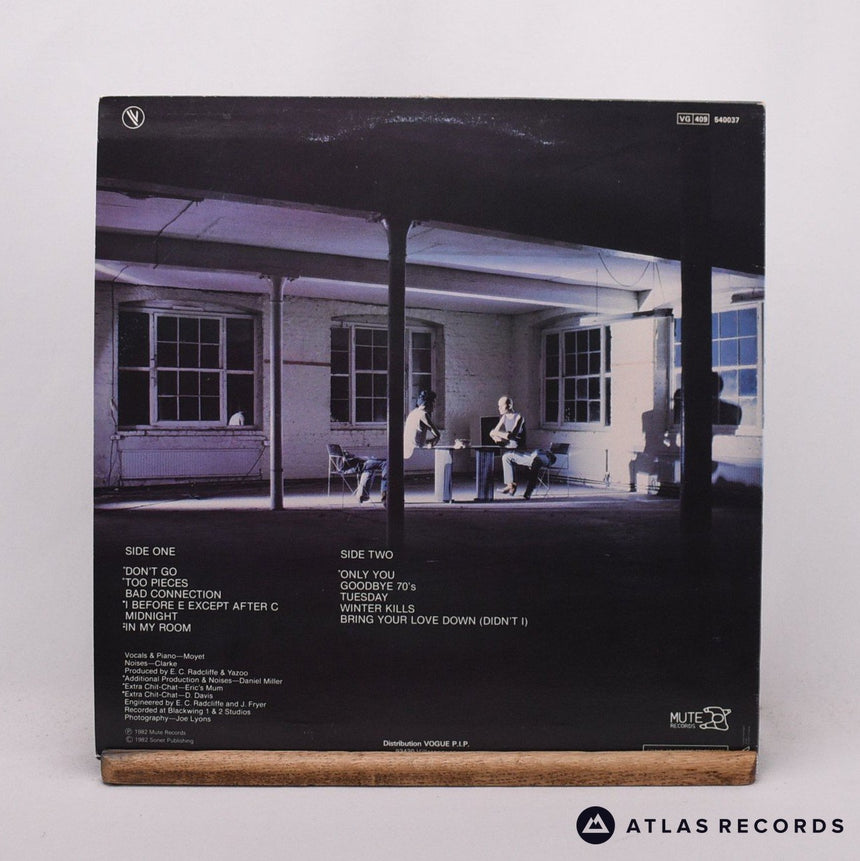Yazoo - Upstairs At Eric's - France LP Vinyl Record - VG+/EX
