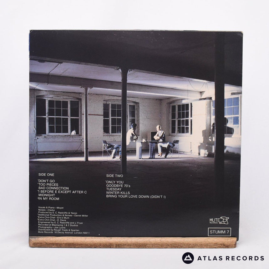 Yazoo - Upstairs At Eric's - LP Vinyl Record - VG+/EX