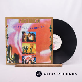 Yello Blazing Saddles 12" Vinyl Record - Front Cover & Record