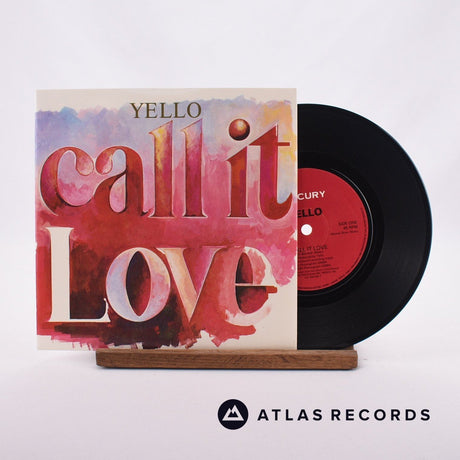 Yello Call It Love 7" Vinyl Record - Front Cover & Record