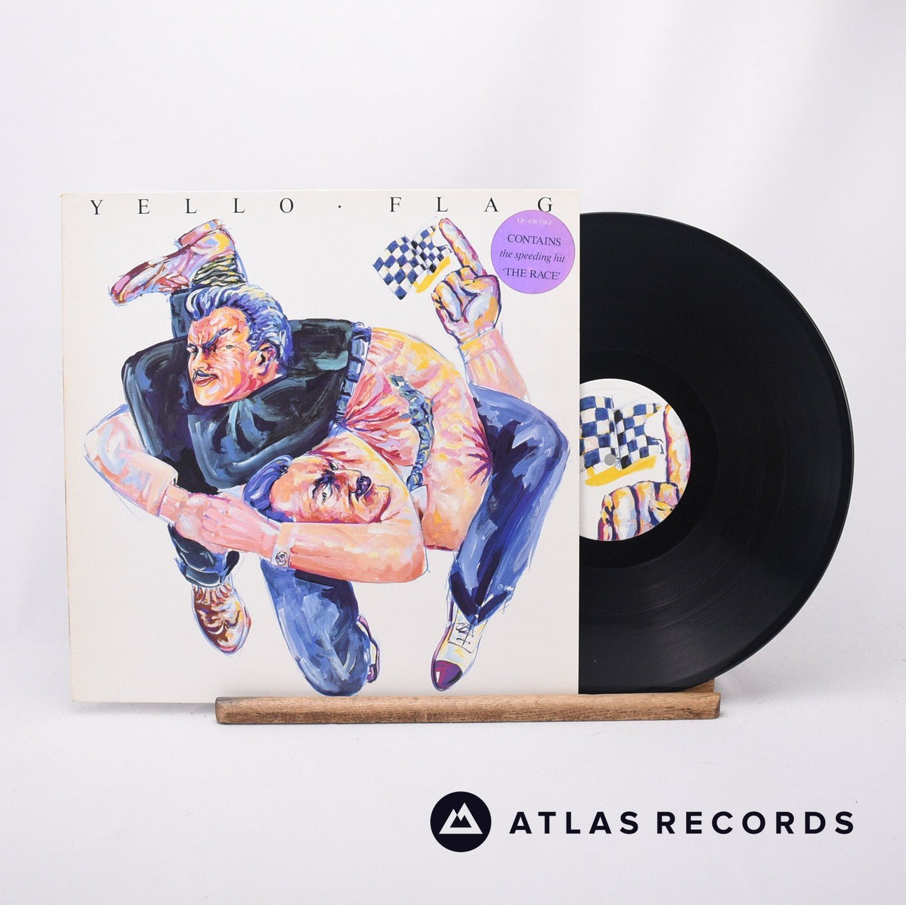 Yello Flag LP Vinyl Record - Front Cover & Record