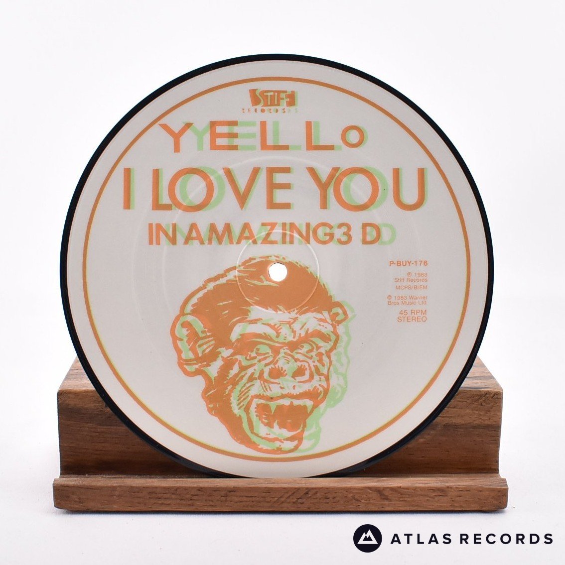 Yello I Love You 7" Vinyl Record - In Sleeve